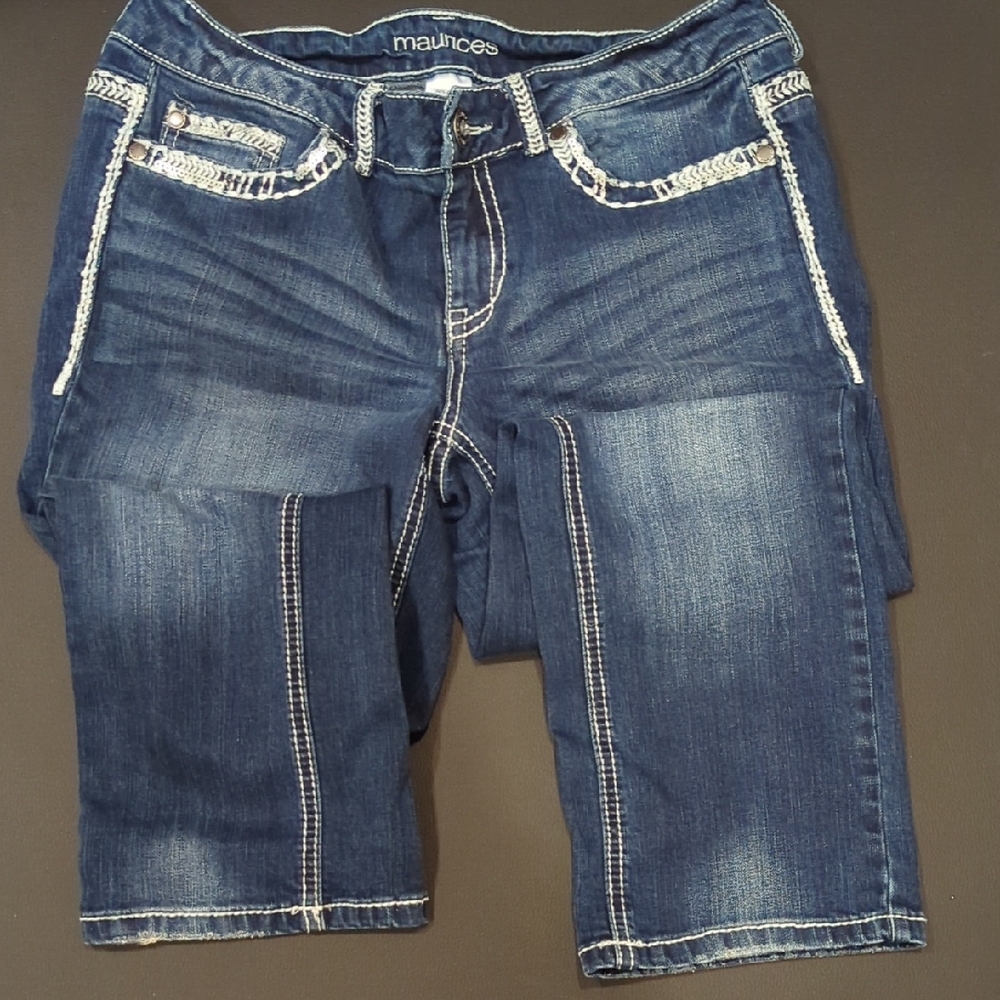 Maurices Dark Wash Denim Shorts